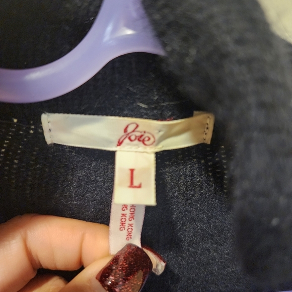 Joie Women's Black Pullover Cashmere Sweater Size L - Picture 2 of 12